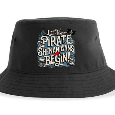 Let The Pirate Shenanigans Begin Pirate Shenanigans Sustainable Bucket Hat