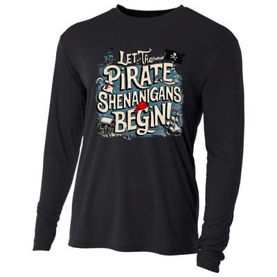 Let The Pirate Shenanigans Begin Pirate Shenanigans Cooling Performance Long Sleeve Crew