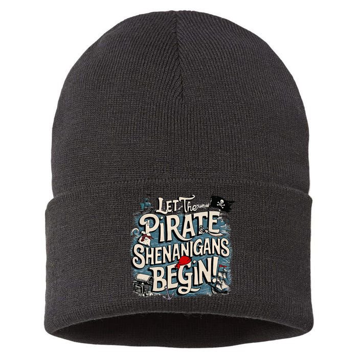 Let The Pirate Shenanigans Begin Pirate Shenanigans Sustainable Knit Beanie