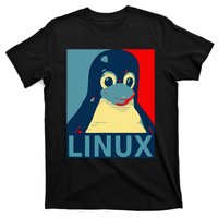 Linux Tux Penguin Graphic Design T-Shirt