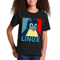 Linux Tux Penguin Graphic Design Kids T-Shirt