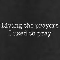 Living The Prayers I Used To Pray Adult Drive Performance Visor