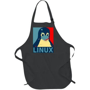 Linux Tux Penguin Full-Length Apron With Pockets