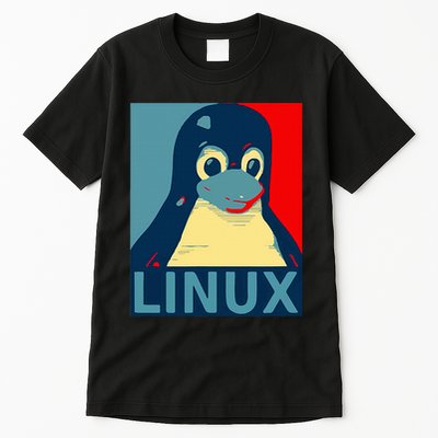 Linux Tux Penguin Tall T-Shirt