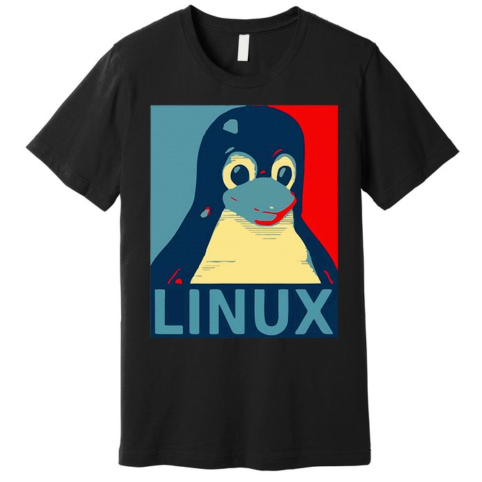 Linux Tux Penguin Premium T-Shirt