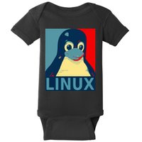 Linux Tux Penguin Baby Bodysuit