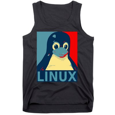 Linux Tux Penguin Tank Top