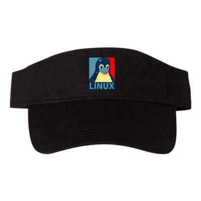 Linux Tux Penguin Valucap Bio-Washed Visor