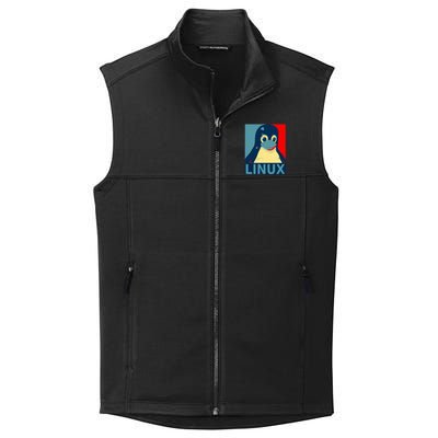 Linux Tux Penguin Collective Smooth Fleece Vest