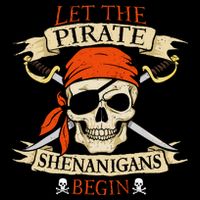 Let The Pirate Shenanigans Begin Halloween Skull Bandana Boy City Backpack