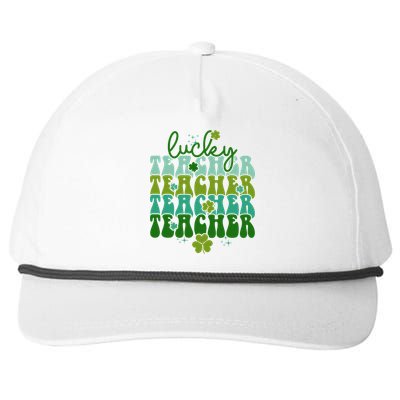 Lucky Teacher Patrick Day Gift Snapback Five-Panel Rope Hat