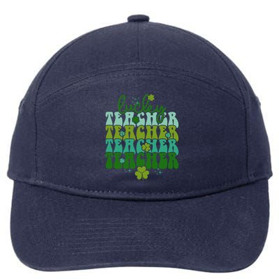 Lucky Teacher Patrick Day Gift 7-Panel Snapback Hat