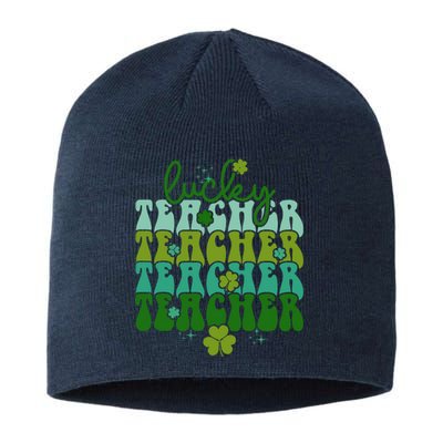 Lucky Teacher Patrick Day Gift Sustainable Beanie