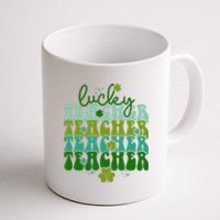 Lucky Teacher Patrick Day Gift Coffee Mug