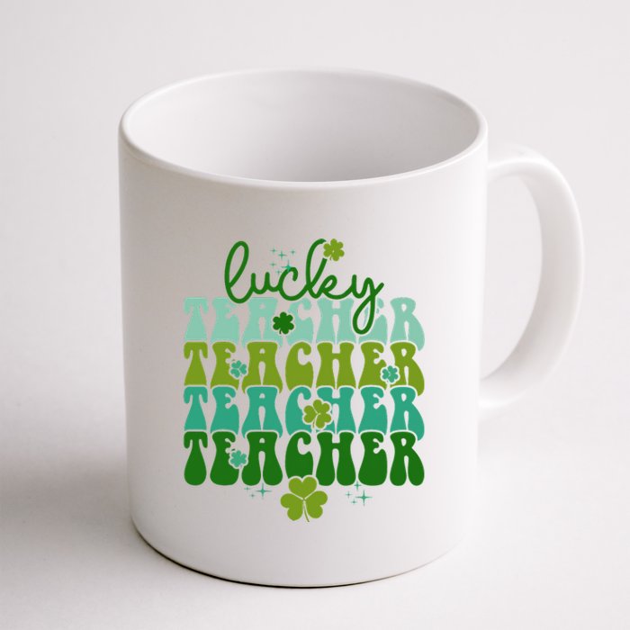 Lucky Teacher Patrick Day Gift Coffee Mug