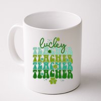 Lucky Teacher Patrick Day Gift Coffee Mug