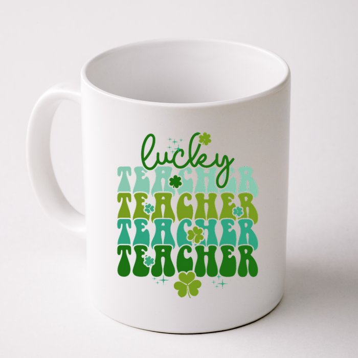 Lucky Teacher Patrick Day Gift Coffee Mug