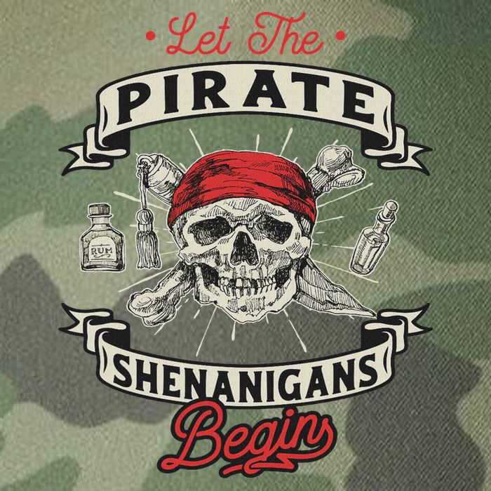 Let The Pirate Shenanigans Begin Crossbones Freebooter Legacy Tie Dye Trucker Hat