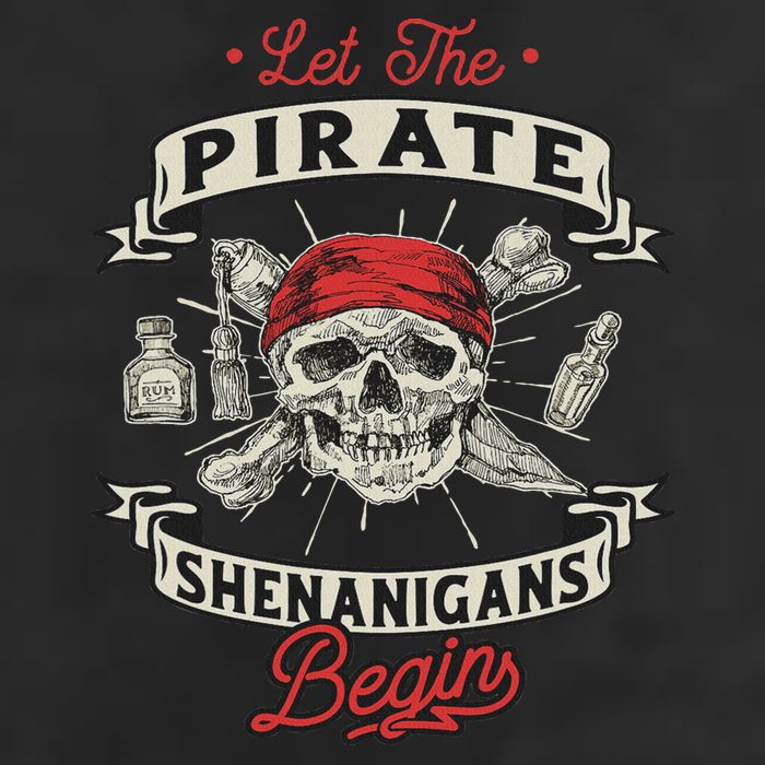 Let The Pirate Shenanigans Begin Crossbones Freebooter 15oz Campfire Ceramic Mug