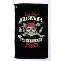 Let The Pirate Shenanigans Begin Crossbones Freebooter Golf Towel