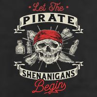 Let The Pirate Shenanigans Begin Crossbones Freebooter Golf Towel