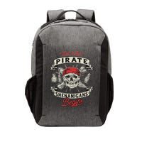 Let The Pirate Shenanigans Begin Crossbones Freebooter Vector Backpack