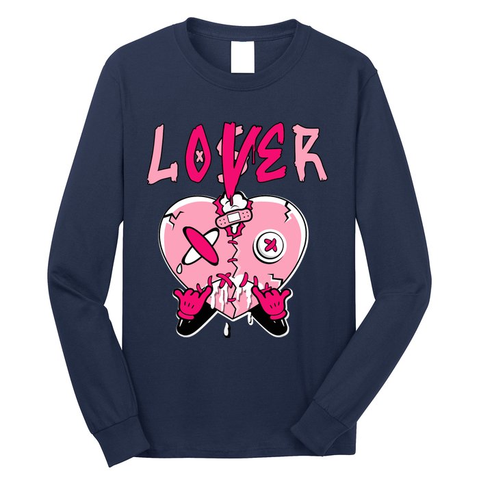 Low Triple Pink Tee Loser Lover Heart Dripping Triple Pink Long Sleeve Shirt