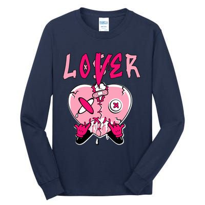 Low Triple Pink Tee Loser Lover Heart Dripping Triple Pink Tall Long Sleeve T-Shirt