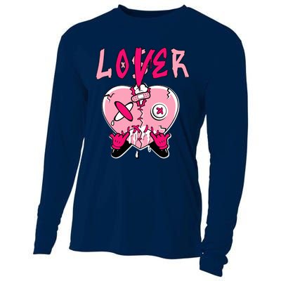 Low Triple Pink Tee Loser Lover Heart Dripping Triple Pink Cooling Performance Long Sleeve Crew