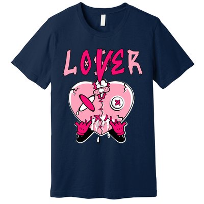 Low Triple Pink Tee Loser Lover Heart Dripping Triple Pink Premium T-Shirt