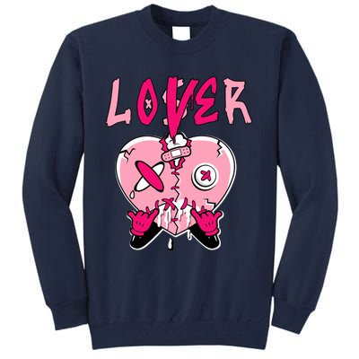 Low Triple Pink Tee Loser Lover Heart Dripping Triple Pink Tall Sweatshirt