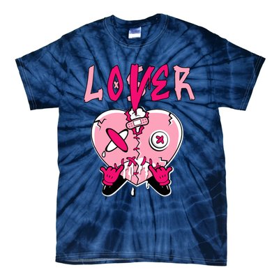 Low Triple Pink Tee Loser Lover Heart Dripping Triple Pink Tie-Dye T-Shirt