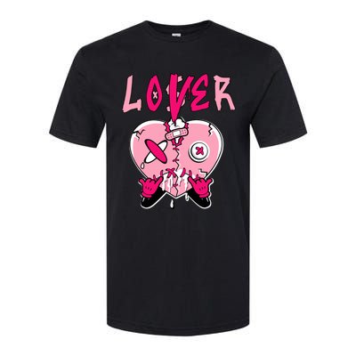 Low Triple Pink Tee Loser Lover Heart Dripping Triple Pink Softstyle CVC T-Shirt