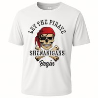 Let The Pirate Shenanigans Begin Funny Pirate Skull Skeleton Performance Shirt