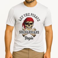 Let The Pirate Shenanigans Begin Funny Pirate Skull Skeleton Performance Shirt