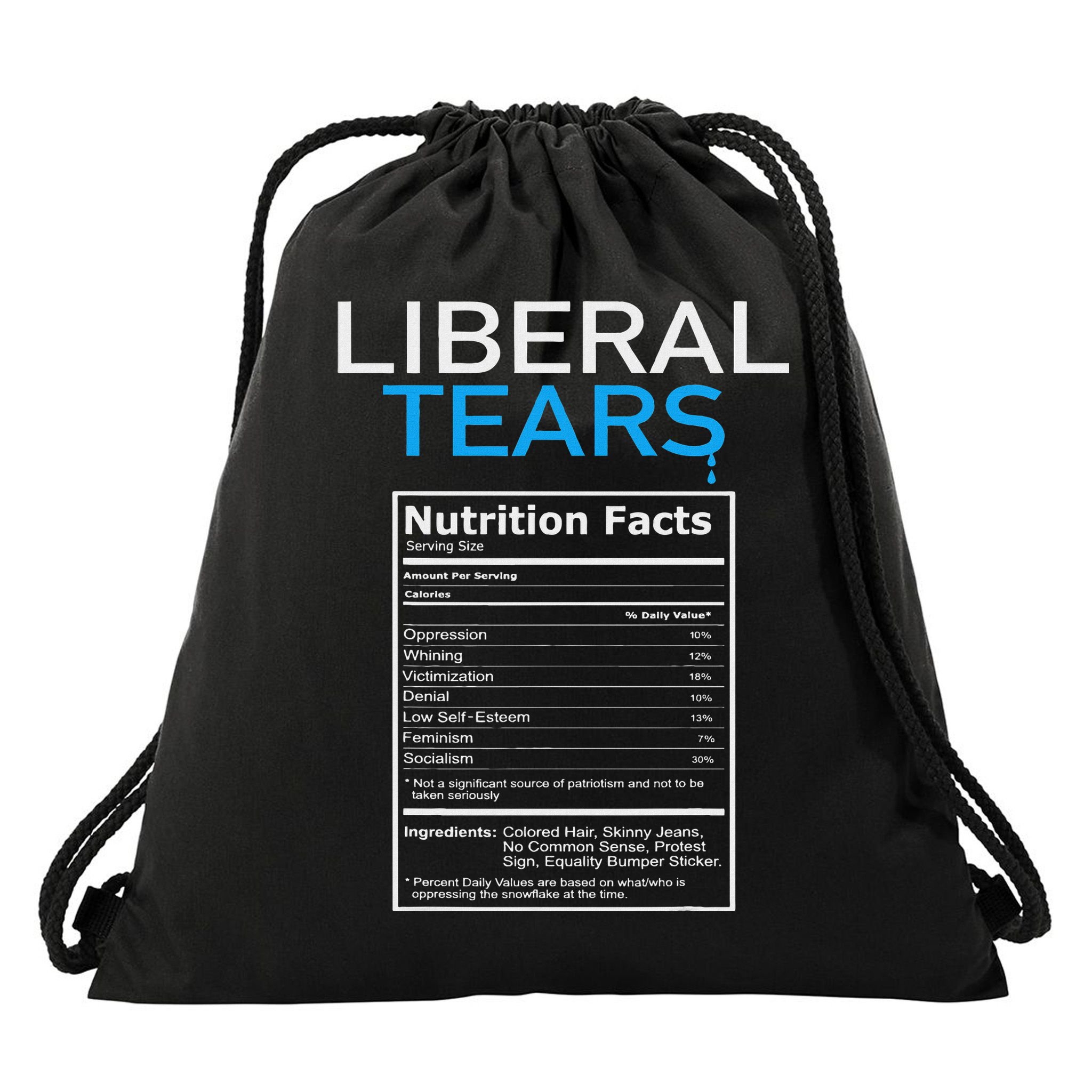 Liberal Tears Pro Trump Drawstring Bag