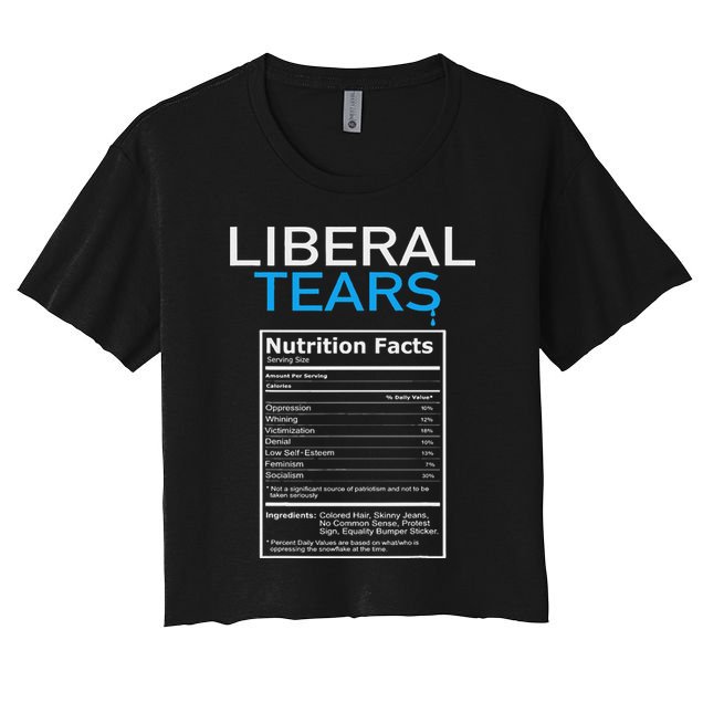 Liberal Tears Pro Trump Crop Top