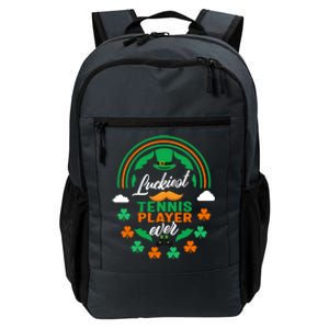 Luckiest Tennis Player Ever Shamrock Top Hat St Patricks Day Cool Gift Daily Commute Backpack