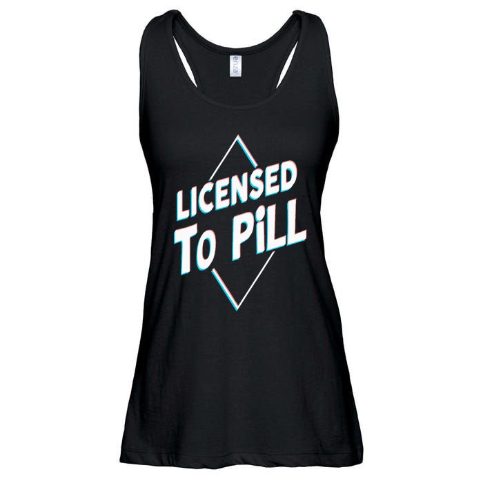 License to pill Pharmacy Pharmacist Ladies Essential Flowy Tank