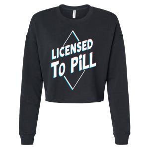 License to pill Pharmacy Pharmacist Cropped Pullover Crew