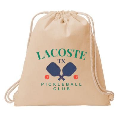 Lacoste Tx Pickleball Club For Paddle Players Drawstring Bag