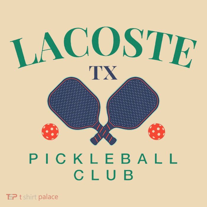 Lacoste Tx Pickleball Club For Paddle Players Zip Tote Bag