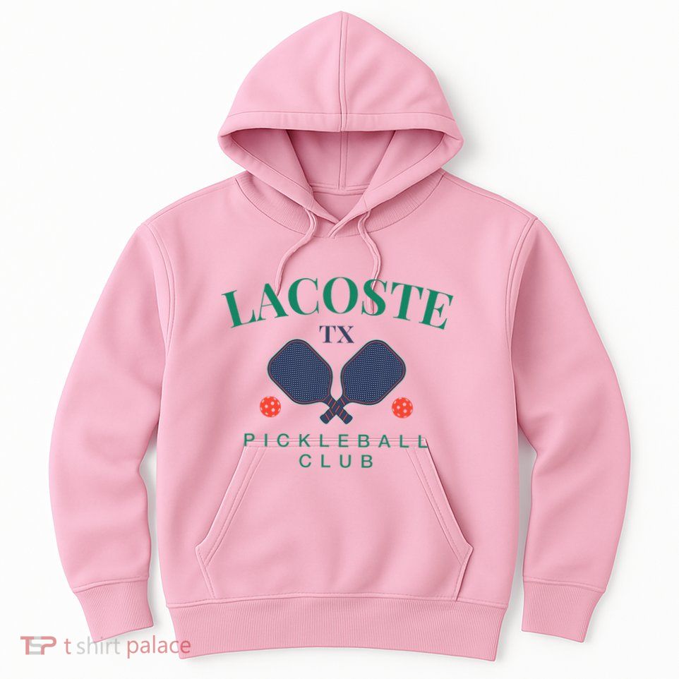 Lacoste Tx Pickleball Club For Paddle Players Hoodie