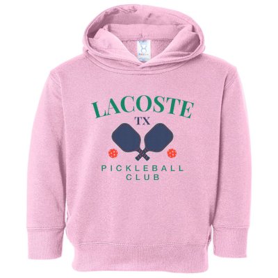 Lacoste Tx Pickleball Club For Paddle Players Toddler Hoodie