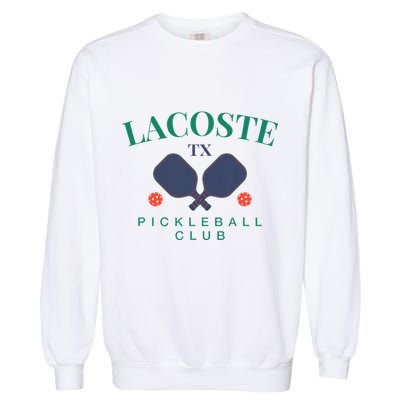 Lacoste Tx Pickleball Club For Paddle Players Garment-Dyed Sweatshirt