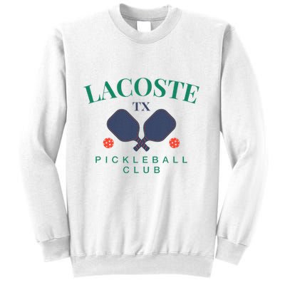 Lacoste Tx Pickleball Club For Paddle Players Sweatshirt