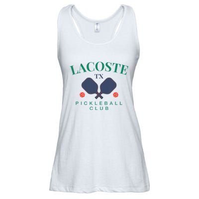 Lacoste Tx Pickleball Club For Paddle Players Ladies Essential Flowy Tank