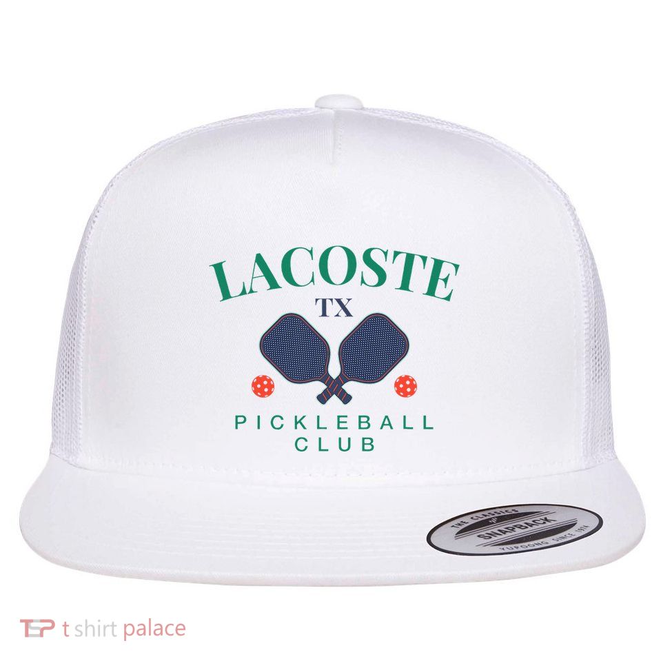 Lacoste Tx Pickleball Club For Paddle Players Flatbill Hat