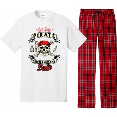 Let The Pirate Shenanigans Begin Crossbones Freebooter Pajama Set