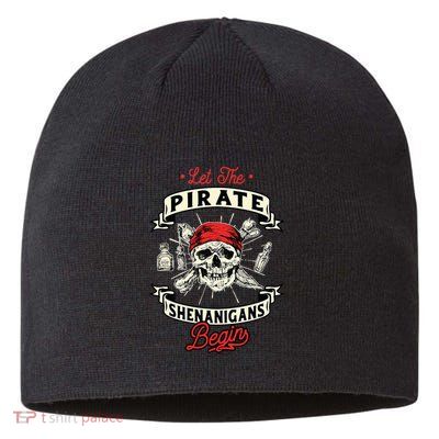 Let The Pirate Shenanigans Begin Crossbones Freebooter Sustainable Beanie